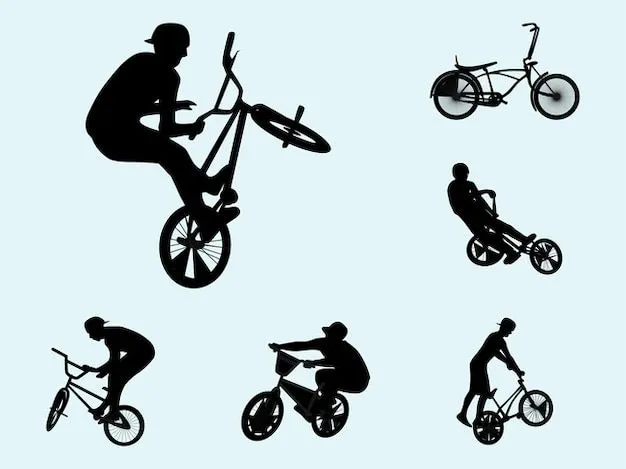 calcomanía Biker siluetas vector actividad | Descargar Vectores gratis calcomanía Biker siluetas vector actividad | Descargar Vectores gratis