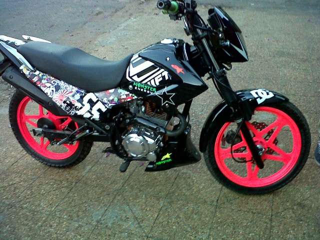 Calcos tuning para motos 110 - Imagui