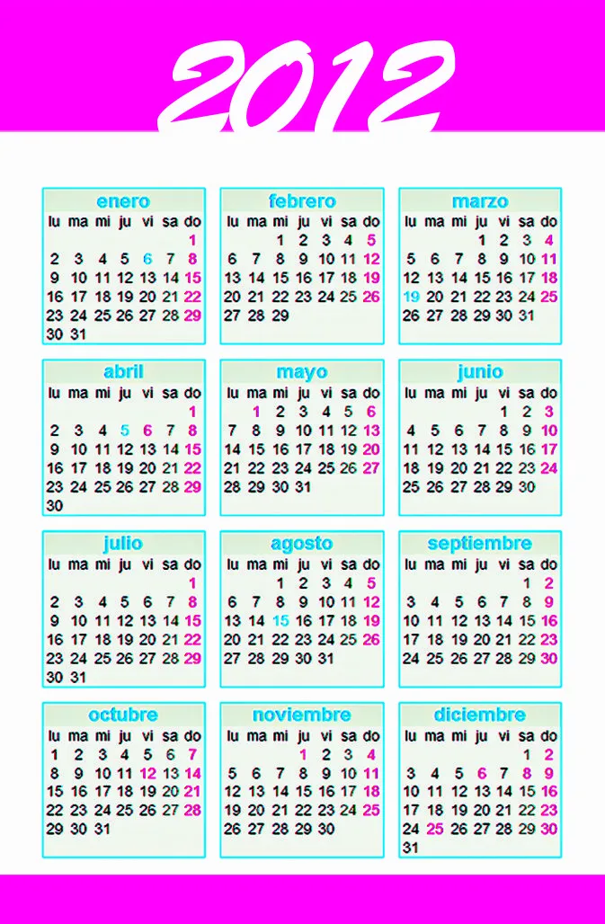 Calendario 2012 de bolsillo 1 (.JPG) Calendario 2012 de bolsillo 2 ...