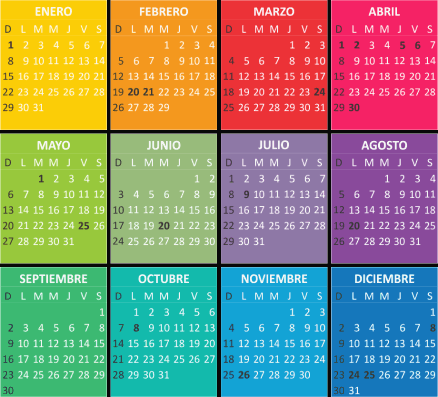 Calendario de 2012 com semanas - Imagui