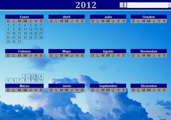 Calendario 2012 para imprimir, descarga plantillas gratis ... Calendario 2012 para imprimir, descarga plantillas gratis ...