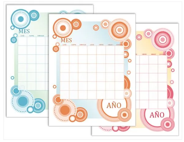Calendario 2012 para imprimir, descarga plantillas gratis - tuexperto.