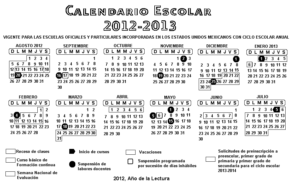 Calendario 2012 Para Imprimir Excel