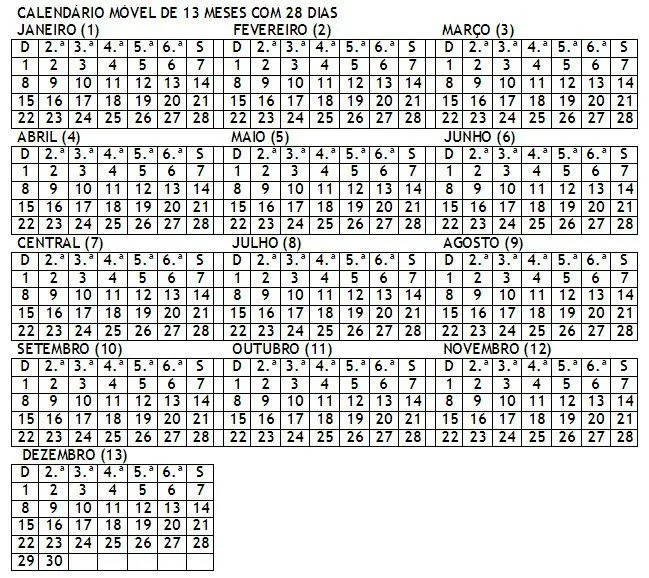 Calendario semanas numeradas 2013 - Imagui