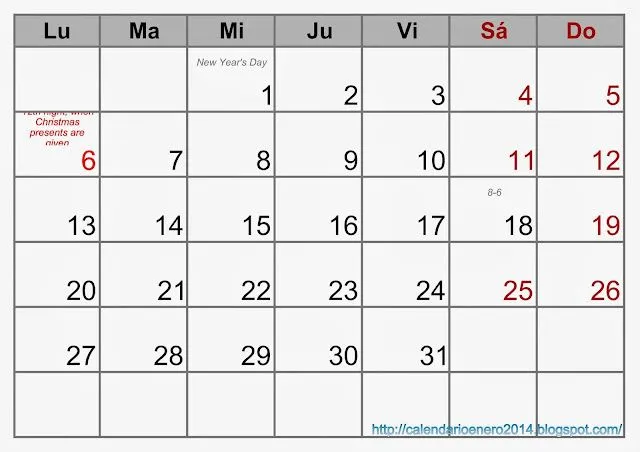 Calendario 2014 Gratis En Formato Word, PDF, Excel - Calendario ... Calendario 2014 Gratis En Formato Word, PDF, Excel - Calendario ...