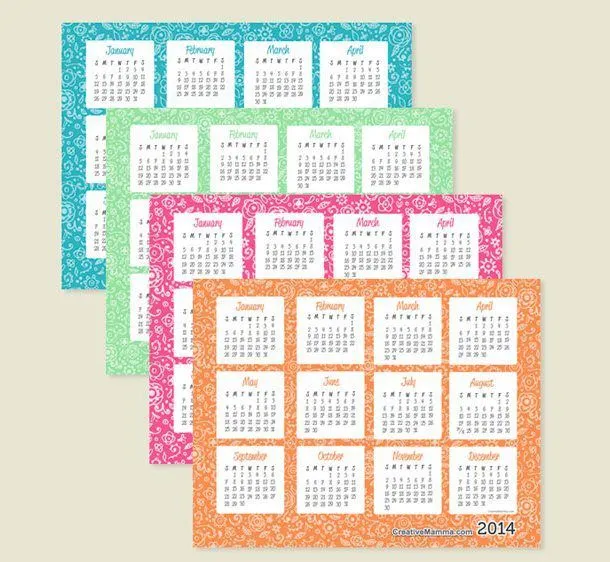 Calendario 2014 para imprimir ® ¡Calendarios gratis! Calendario 2014 para imprimir ® ¡Calendarios gratis!