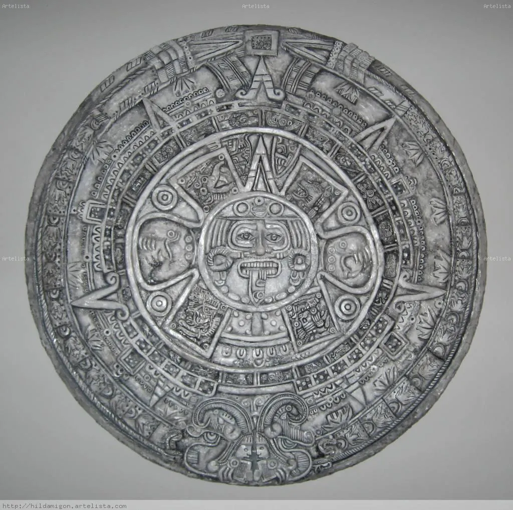 calendario azteca hilda Amigón - Artelista. calendario azteca hilda Amigón - Artelista.