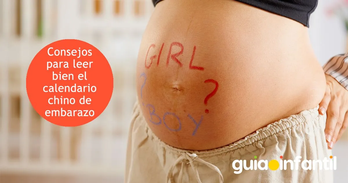 Calendario chino del embarazo 2024 para saber si es niño o niña Calendario chino del embarazo 2024 para saber si es niño o niña