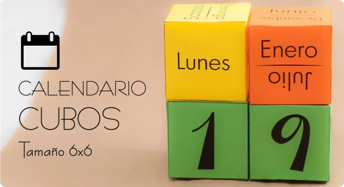 calendario de cubos | facilisimo.com