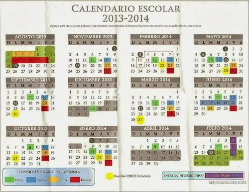 Calendario escolar 2013 y 2014 sep - Imagui Calendario escolar 2013 y 2014 sep - Imagui
