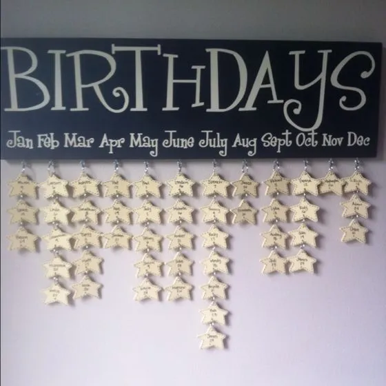 Un calendario muy especial y decorativo para recordar los ... Un calendario muy especial y decorativo para recordar los ...