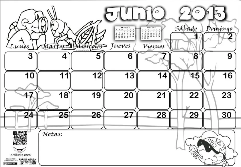 Calendario junio 2013 | Blog de 1º de E.P. Colegio Vedruna (Pamplona)