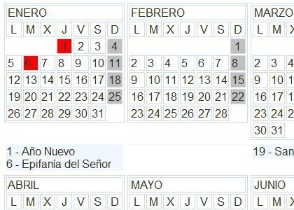 Calendario Laboral Madrid 2014 - deFinanzas.com Calendario Laboral Madrid 2014 - deFinanzas.com