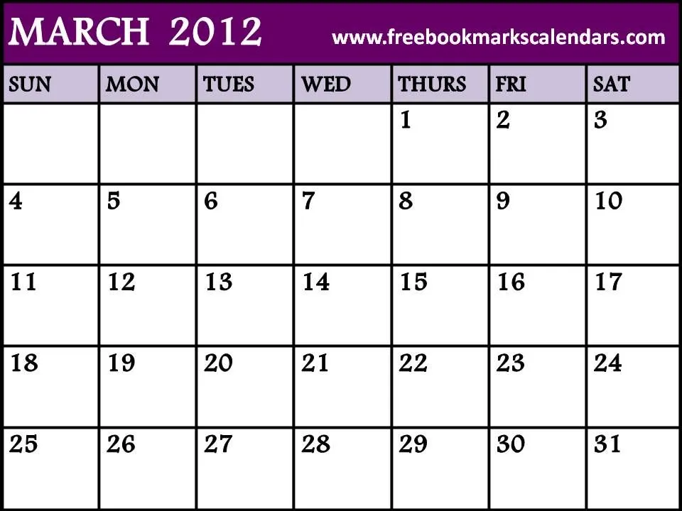 13-Calendarios-de-marzo-del-2012-para-imprimir-march | Danny's ...