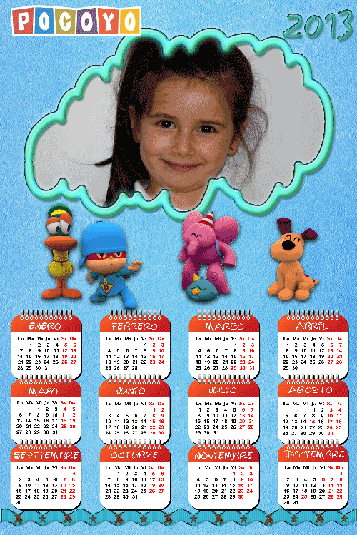 Calendario Pocoyo 2013. Almanaques Infantiles gratisFondos para ... Calendario Pocoyo 2013. Almanaques Infantiles gratisFondos para ...