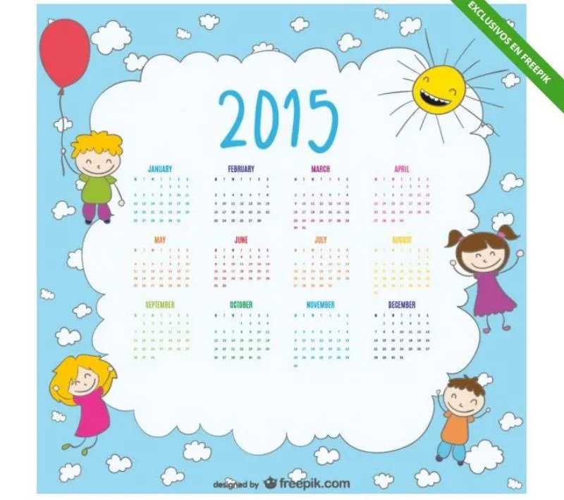 Cinco calendarios 2015 para personalizar e imprimir | Inteligencia ...
