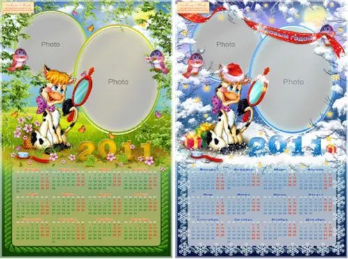 Calendarios con motivos infantiles 2011-2012-2013 : Recursos ...