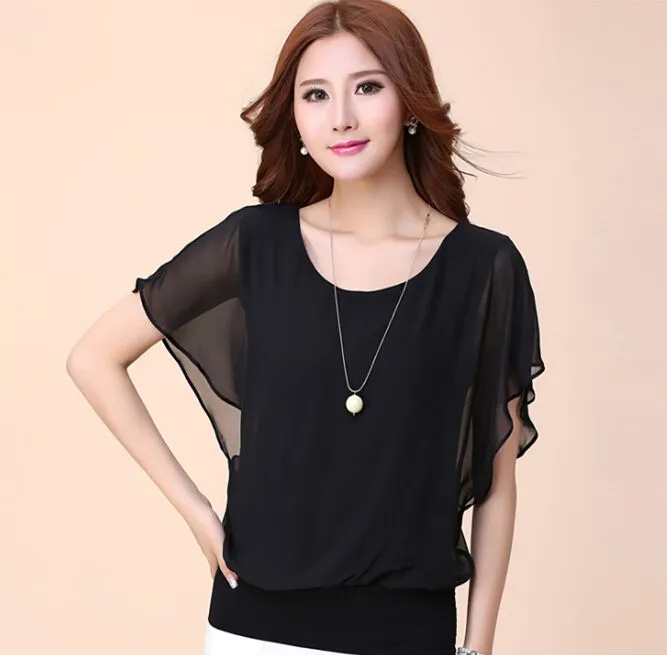 Caliente Feminina Blusa moda 2015 Summer Plus Casual tamaño ... Caliente Feminina Blusa moda 2015 Summer Plus Casual tamaño ...