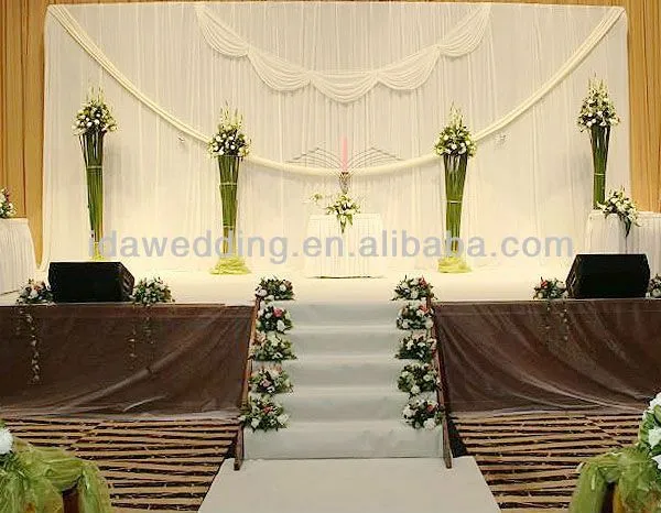 Caliente venta de la boda elegante por encargo cortinas para ...