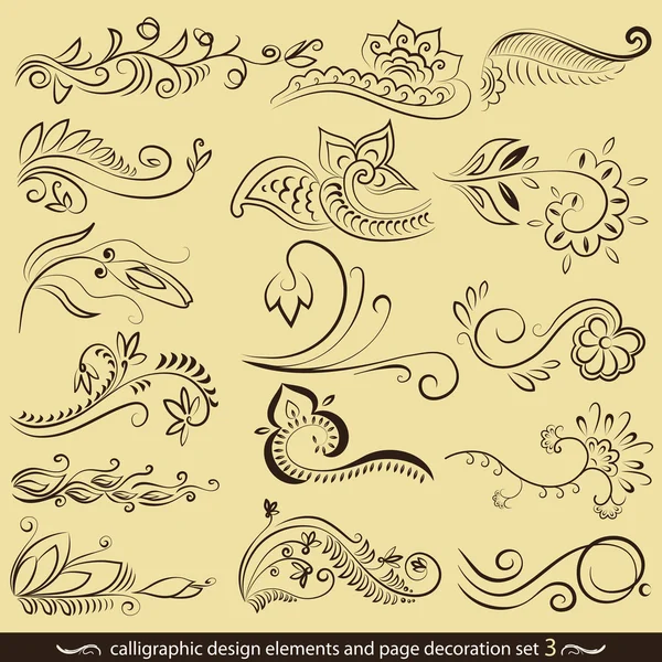Caligrafía-02 — Vector stock © sundar #10444452
