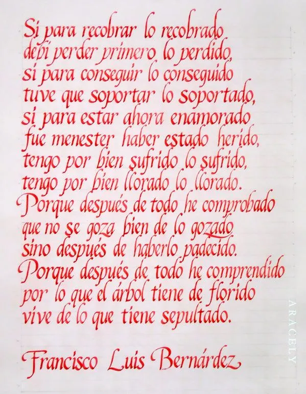 Caligrafía cancilleresca, una pasión | Aracelyasmine - Tarjetas y ... Caligrafía cancilleresca, una pasión | Aracelyasmine - Tarjetas y ...