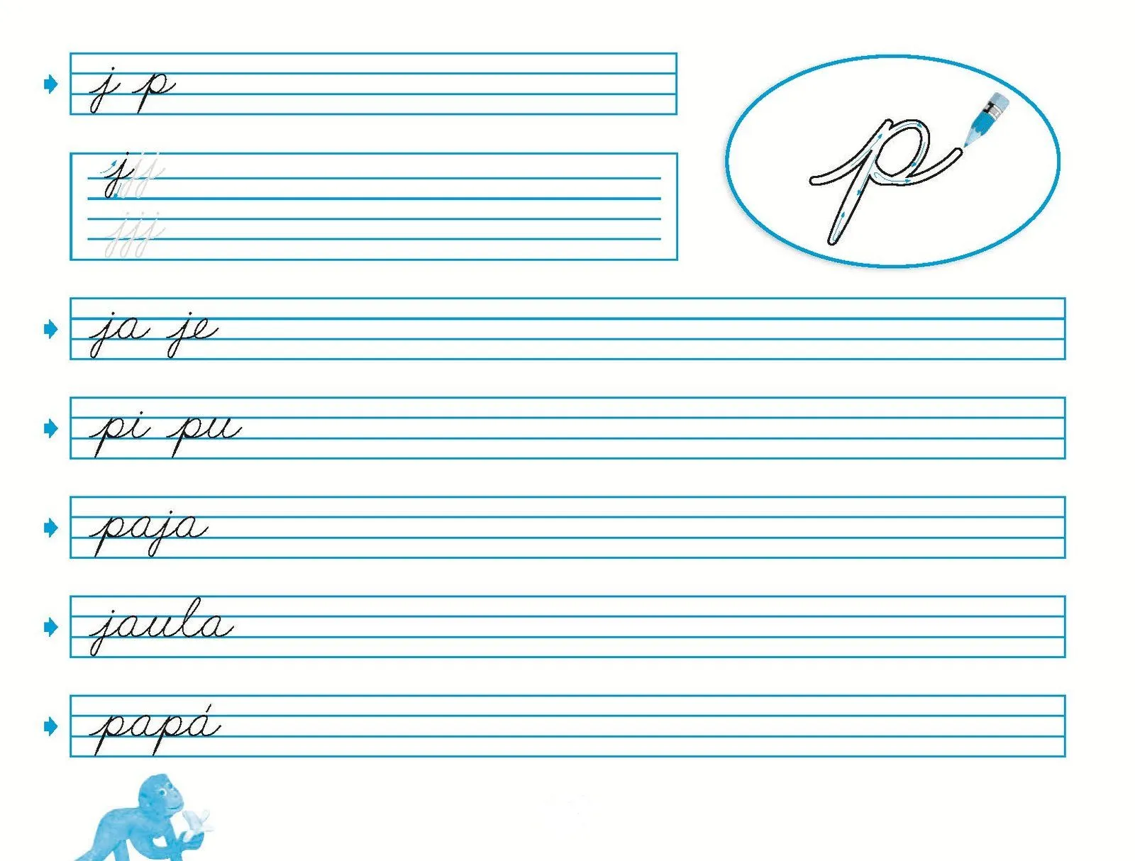 Caligrafia para imprimir ~ lodijoella