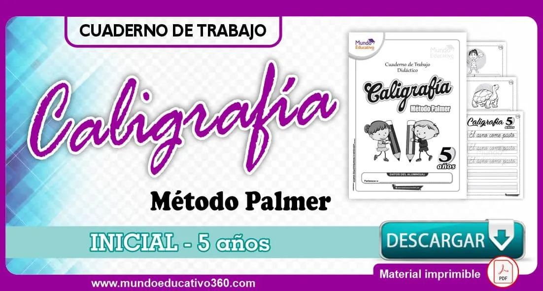 CALIGRAFÍA Palmer 1 Cuadernillo de Trabajo