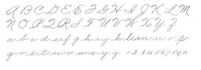 Caligrafía palmer 1 - Imagui
