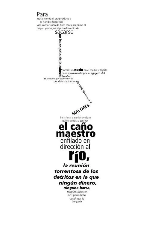 Caligrama Abstracto | Caligrama realizado en base a un texto… | Flickr