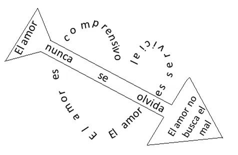 Caligramas faciles y cortos de hacer en español - Imagui