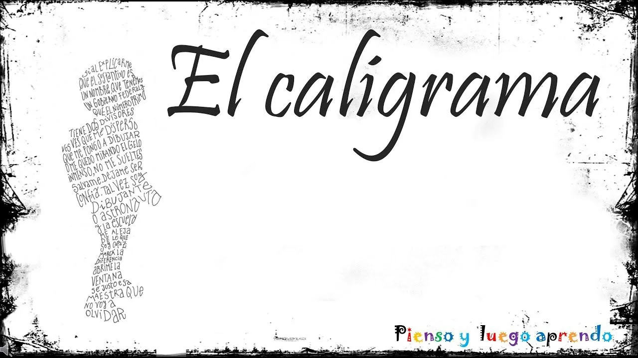 Cómo hacer un caligrama. El caligrama. - YouTube Cómo hacer un caligrama. El caligrama. - YouTube