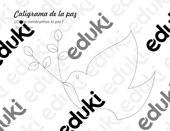 Caligrama: ¿Cómo construimos la paz? - material de la siguiente asignatura Tutoría / Manejo de clase Caligrama: ¿Cómo construimos la paz? - material de la siguiente asignatura Tutoría / Manejo de clase