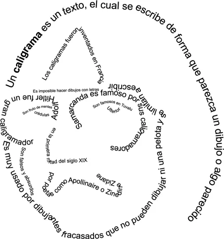 Qué es un Caligrama? Caligrama: [del francés calligramme , y este ...