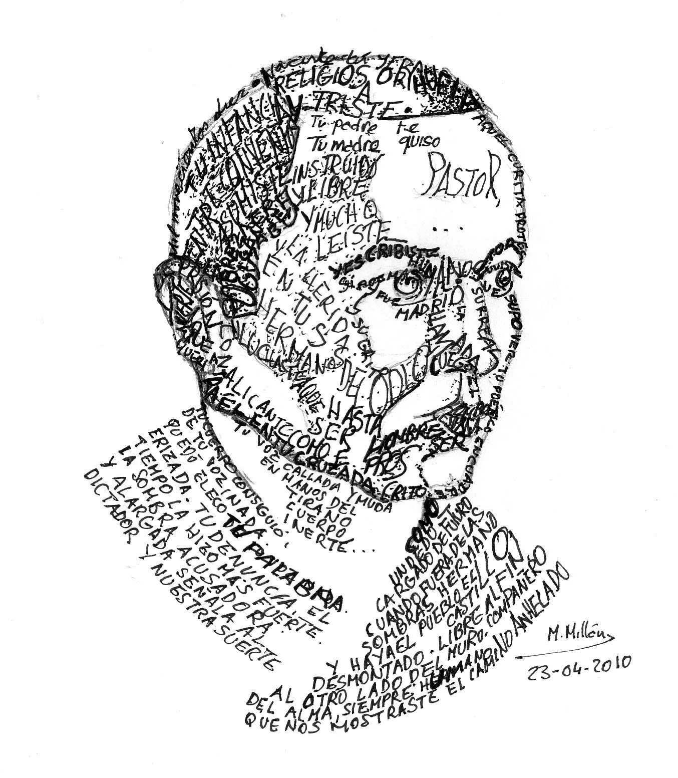 Caligrama – Leyendo se entiende la gente