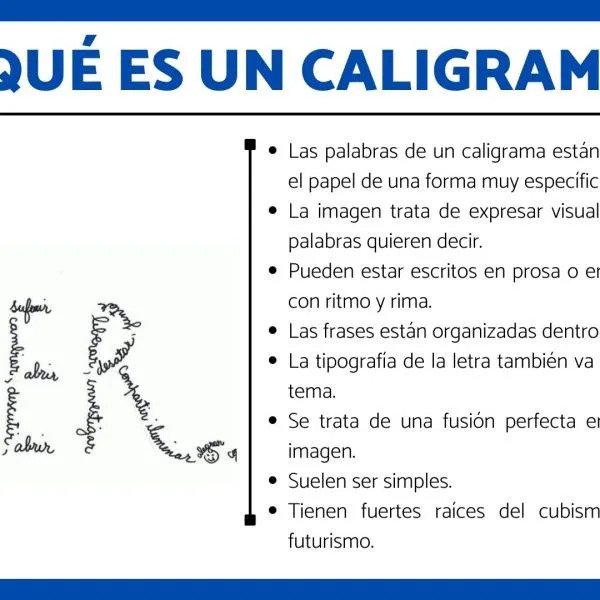 Qué es un CALIGRAMA - para niños [definición FÁCIL con EJEMPLOS! Qué es un CALIGRAMA - para niños [definición FÁCIL con EJEMPLOS!