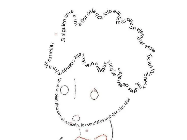 caligrama | EL PRINCIPITO (DIBUJOS) | Pinterest