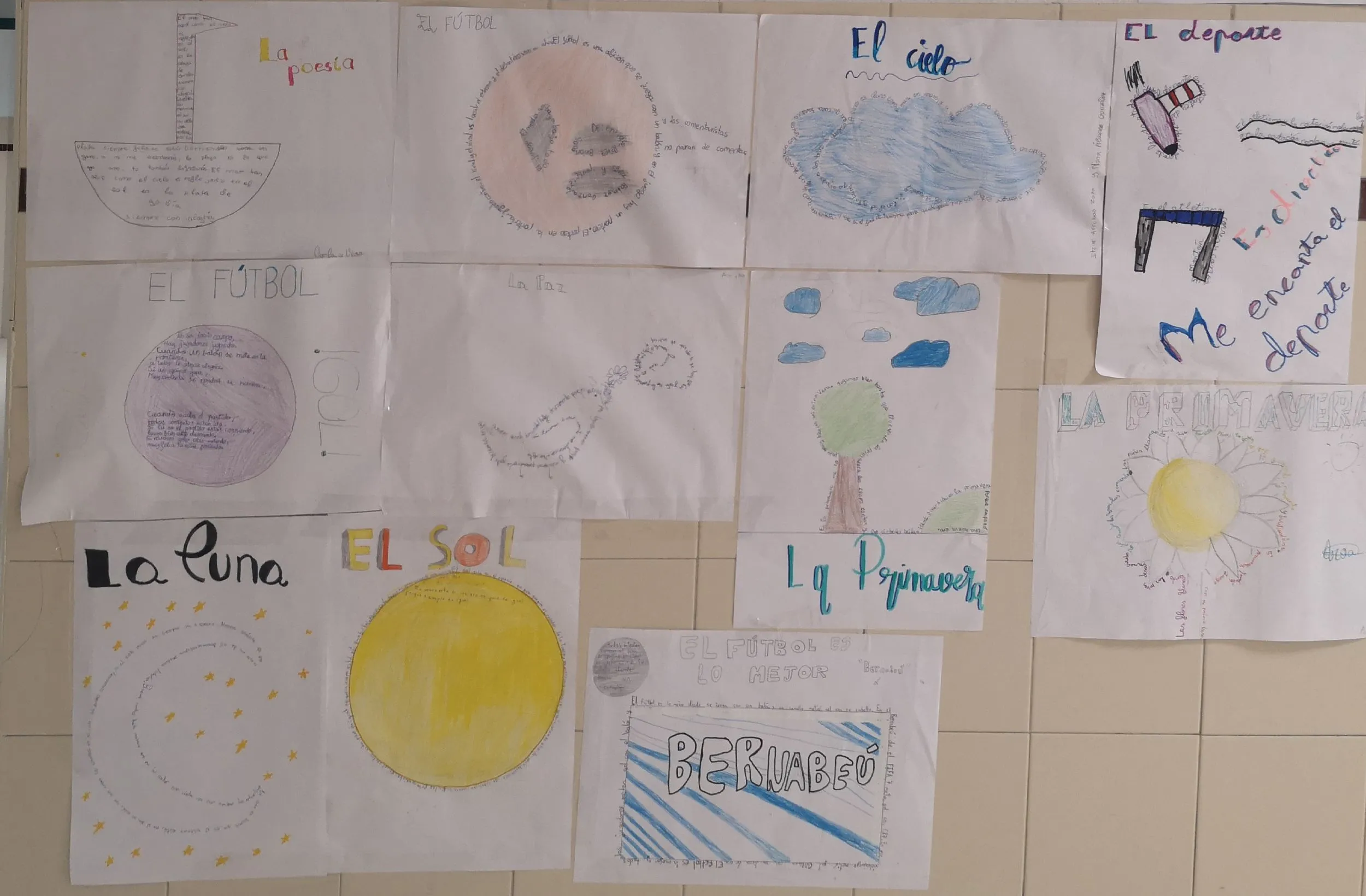 Caligramas 4º - Educación Primaria