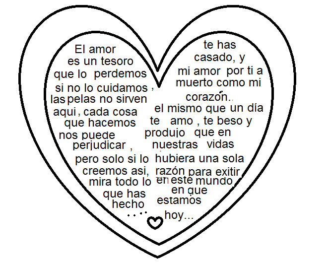 Caligramas de amor - Imagui