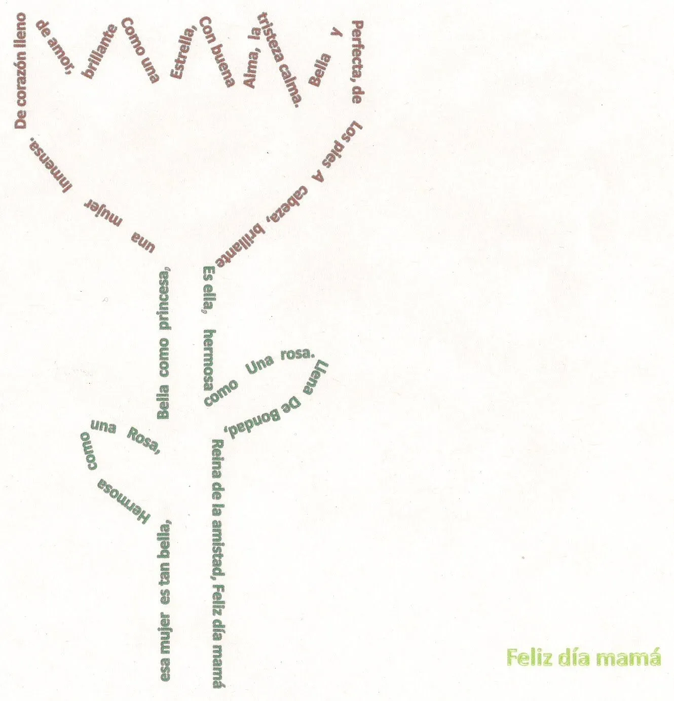 Caligramas en español para niños - Imagui