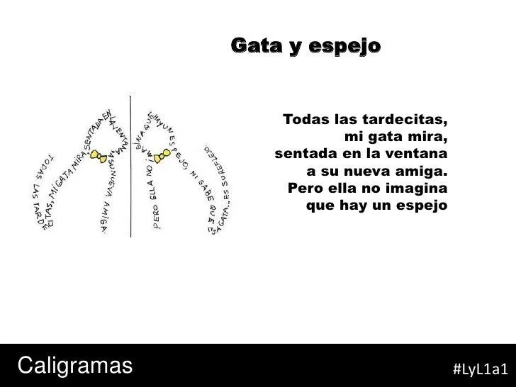 Caligramas gato - Imagui