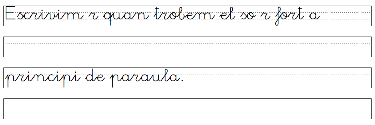 Cal·ligrafia per imprimir - Imagui