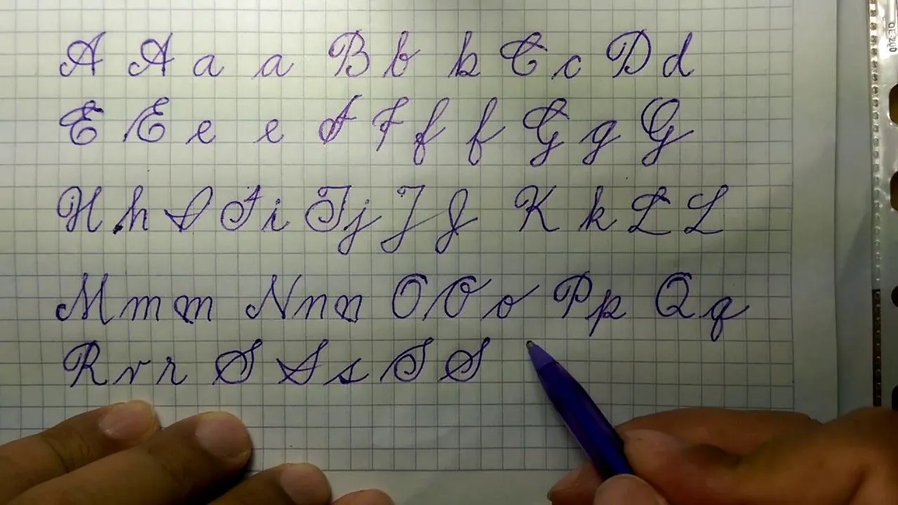 Calligraphy - alphabet letters uppercase and lowercase - YouTube Calligraphy - alphabet letters uppercase and lowercase - YouTube
