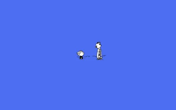 Calvin and Hobbes Wallpaper by m0ps05 on DeviantArt Calvin and Hobbes Wallpaper by m0ps05 on DeviantArt