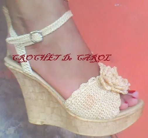 SANDALIA TEJIDAS A MANO DISEÑOS EXCLUSIVOS | zapatos tejidos y ...