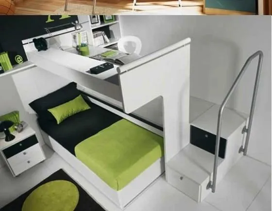 CAMA ABAJO - ESCRITORIO ARRIBA | Cuartos infantiles | Pinterest