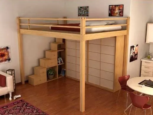Cama alta doble moderna - LETTO A SOPPALCO YEN - Cinius Cama alta doble moderna - LETTO A SOPPALCO YEN - Cinius