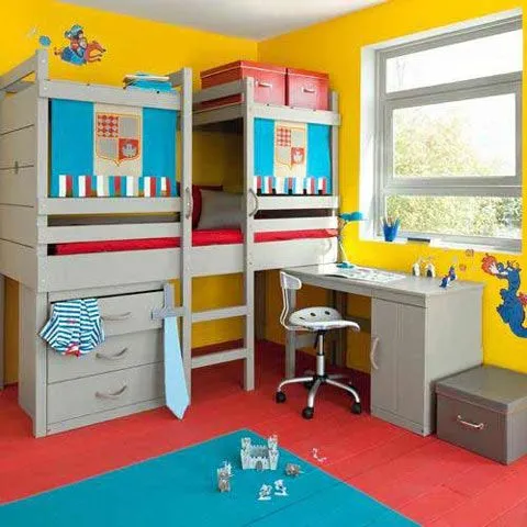 Cama alta para habitaciones infantiles > Decoracion Infantil y ...