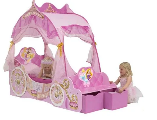 Cama Carroza Princesas Disney ( 140 x 70 cm) Somier incluido ... Cama Carroza Princesas Disney ( 140 x 70 cm) Somier incluido ...