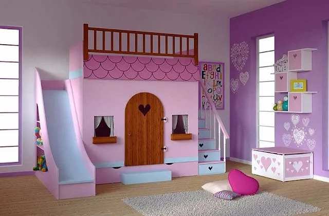 CAMA CASA EN DORMITORIOS INFANTILES - DORMITORIO CASITA DE MUÑECAS ...