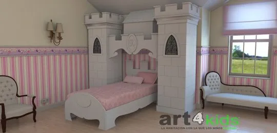 Cama Castillo Modelo Isabel — Habitaciones Tematicas Cama Castillo Modelo Isabel — Habitaciones Tematicas